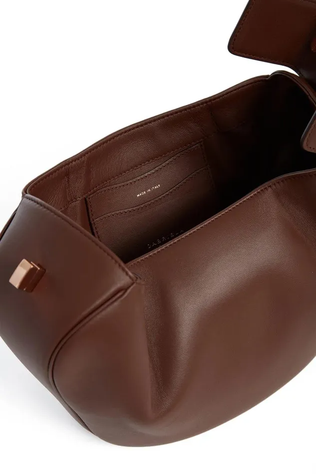 Gabriela Hearst Top Handles WomenMen Nina Bag In Chocolate Nappa Leather