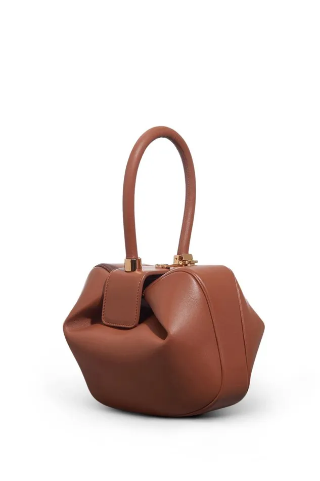Gabriela Hearst Top Handles WomenMen Nina Bag In Cognac Nappa Leather