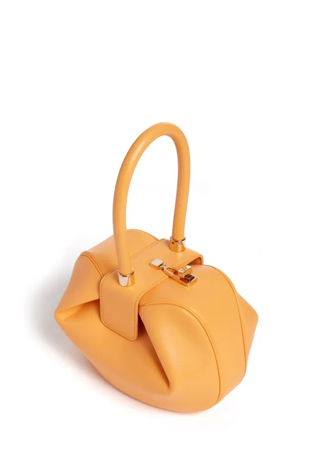 Gabriela Hearst Top Handles WomenMen Nina Bag In Fluorescent Orange Nappa Leather