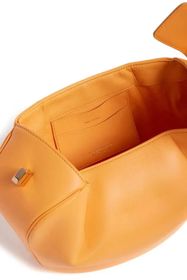 Gabriela Hearst Top Handles WomenMen Nina Bag In Fluorescent Orange Nappa Leather