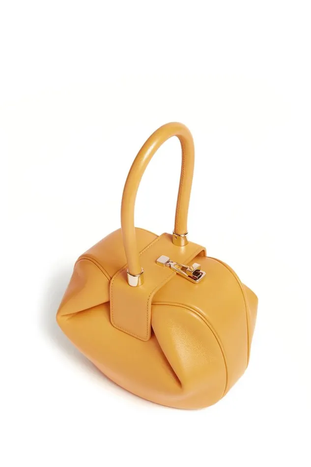 Gabriela Hearst Top Handles WomenMen Nina Bag In Golden Birch Nappa Leather
