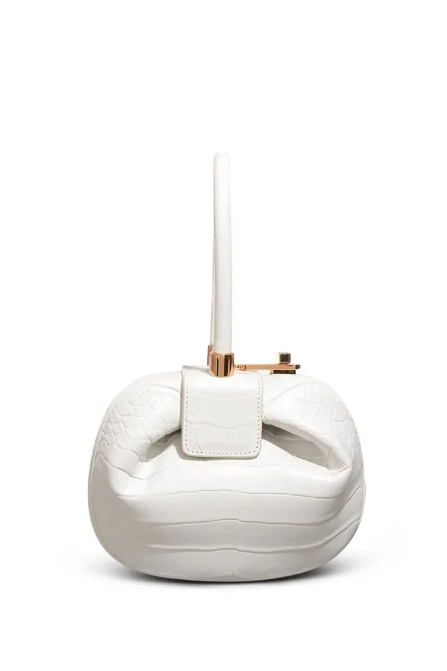 Gabriela Hearst Top Handles WomenMen Nina Bag In Ivory Crocodile Leather