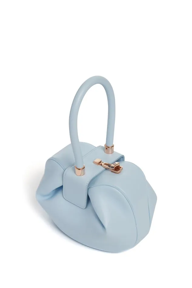 Gabriela Hearst Top Handles WomenMen Nina Bag In Light Blue Nappa Leather