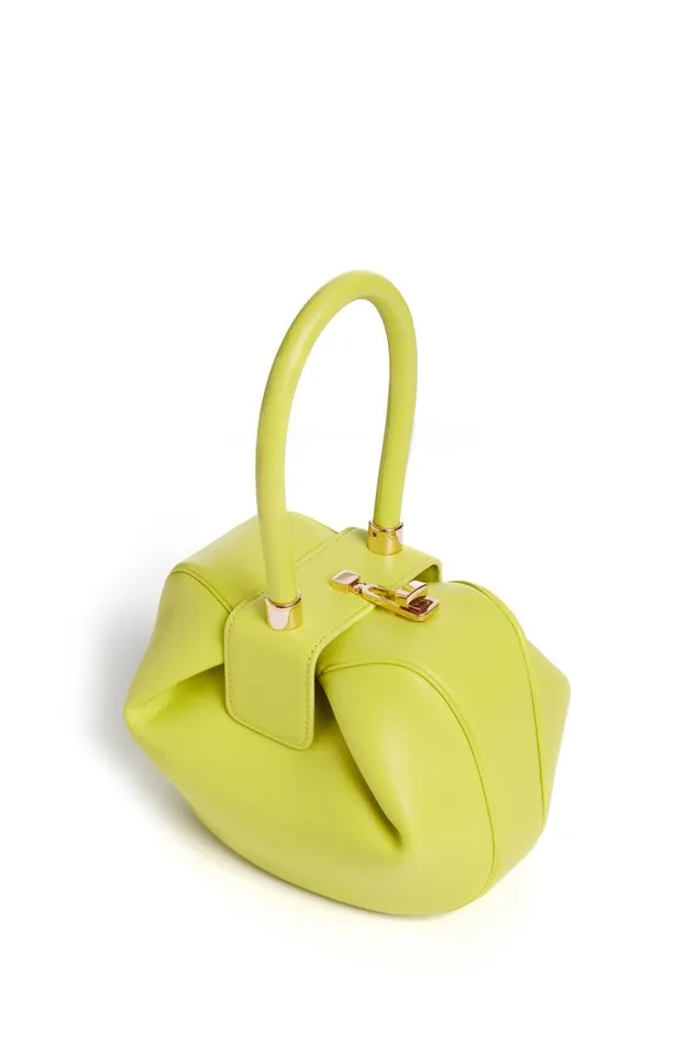 Gabriela Hearst Top Handles WomenMen Nina Bag In Lime Adamite Nappa Leather