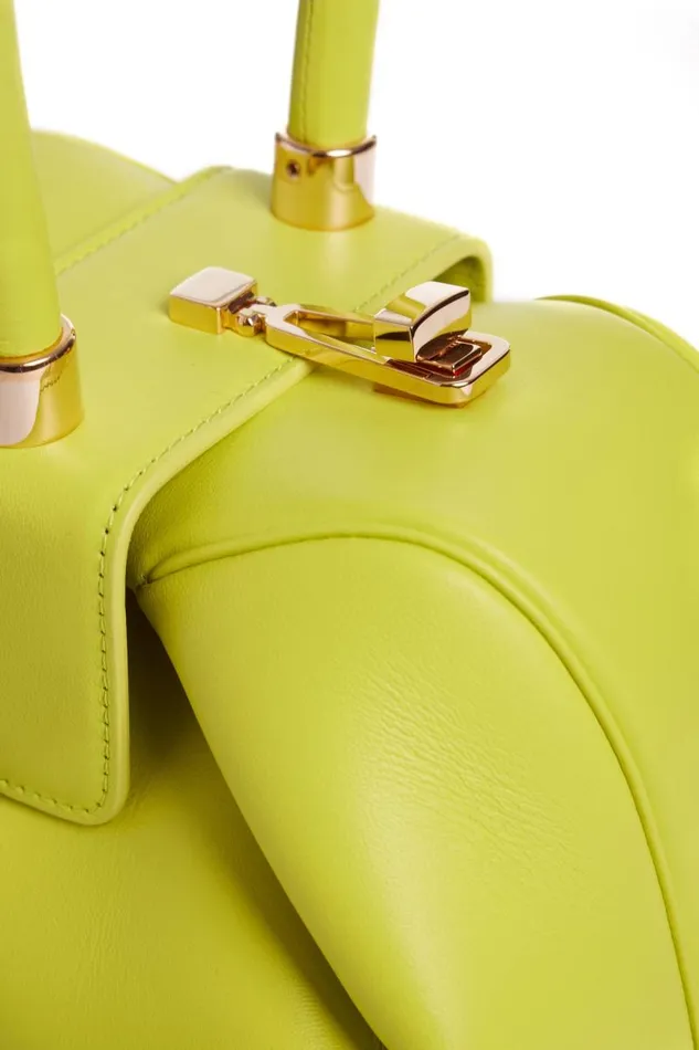 Gabriela Hearst Top Handles WomenMen Nina Bag In Lime Adamite Nappa Leather
