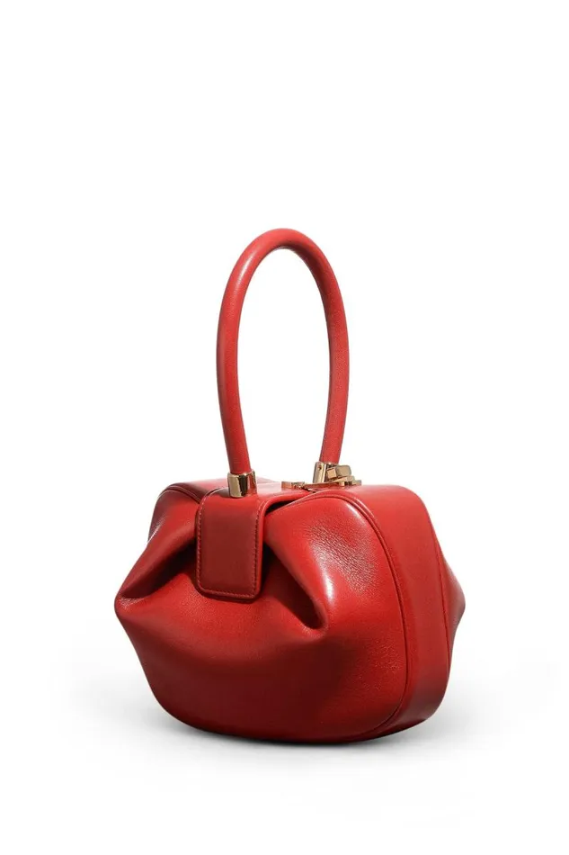 Gabriela Hearst Top Handles WomenMen Nina Bag In Red Nappa Leather