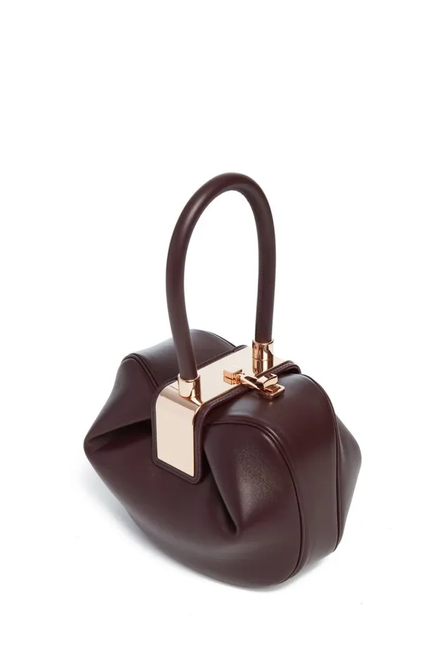 Gabriela Hearst Top Handles WomenMen Nina Midas Bag In Bordeaux Nappa Leather