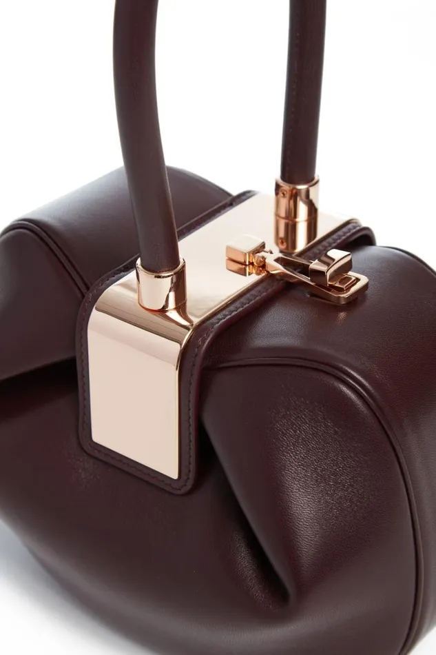 Gabriela Hearst Top Handles WomenMen Nina Midas Bag In Bordeaux Nappa Leather