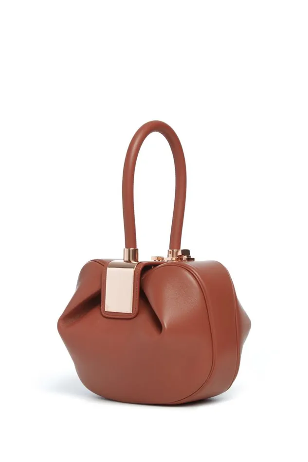 Gabriela Hearst Top Handles WomenMen Nina Midas Bag In Cognac Nappa Leather
