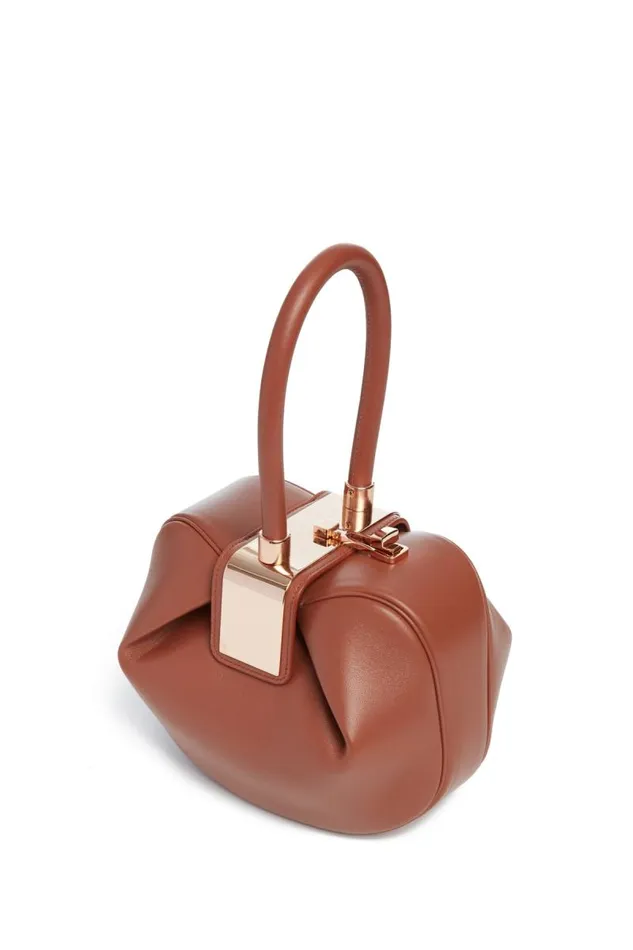 Gabriela Hearst Top Handles WomenMen Nina Midas Bag In Cognac Nappa Leather