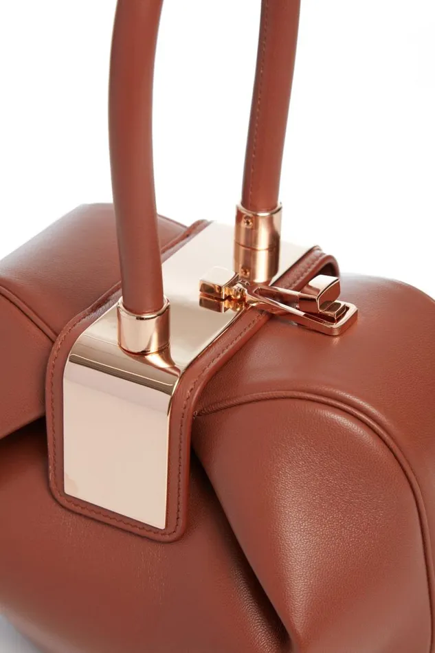 Gabriela Hearst Top Handles WomenMen Nina Midas Bag In Cognac Nappa Leather