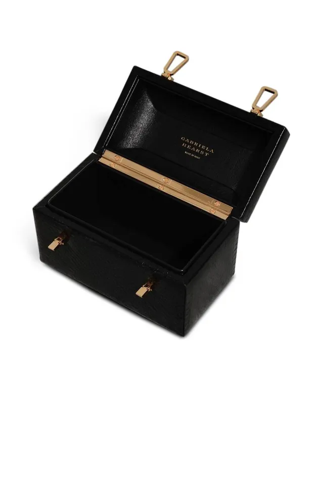 Gabriela Hearst Top Handles WomenMen Patsy Bag In Black Crocodile Leather