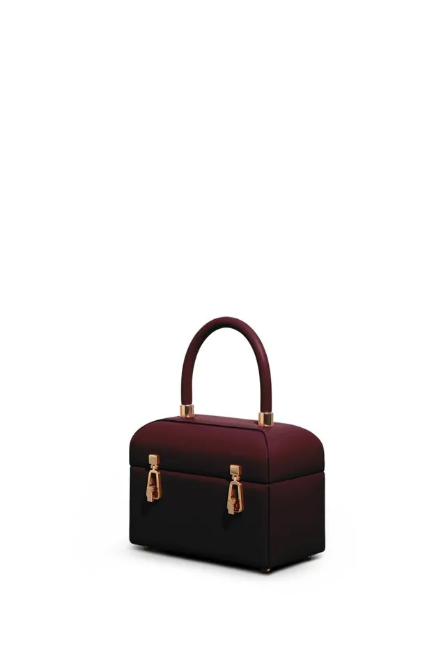 Gabriela Hearst Top Handles WomenMen Patsy Bag In Bordeaux Nappa Leather