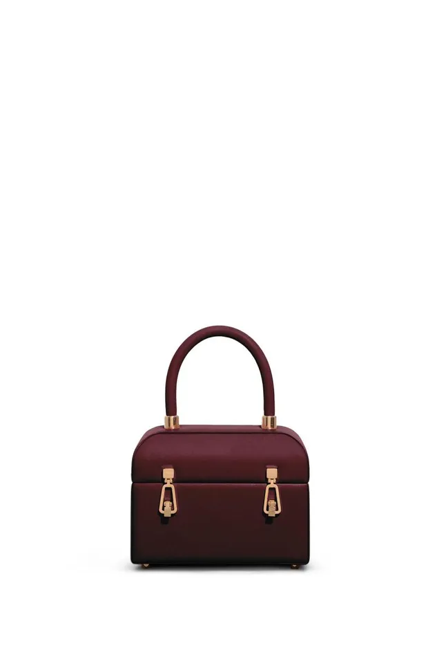 Gabriela Hearst Top Handles WomenMen Patsy Bag In Bordeaux Nappa Leather