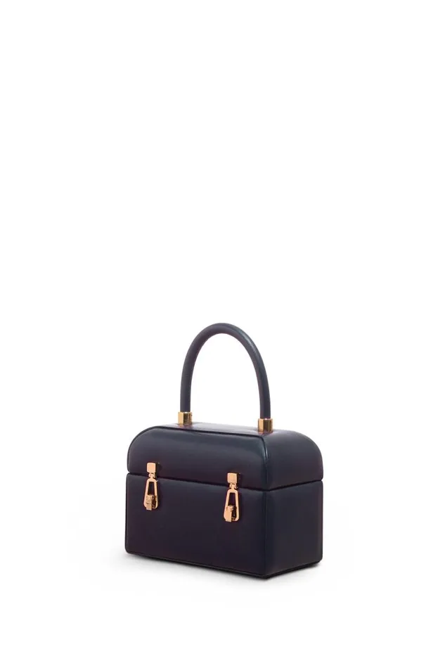 Gabriela Hearst Top Handles WomenMen Patsy Bag In Navy Nappa Leather