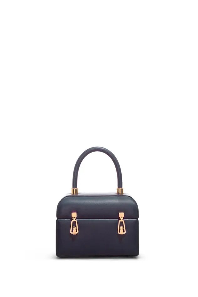 Gabriela Hearst Top Handles WomenMen Patsy Bag In Navy Nappa Leather