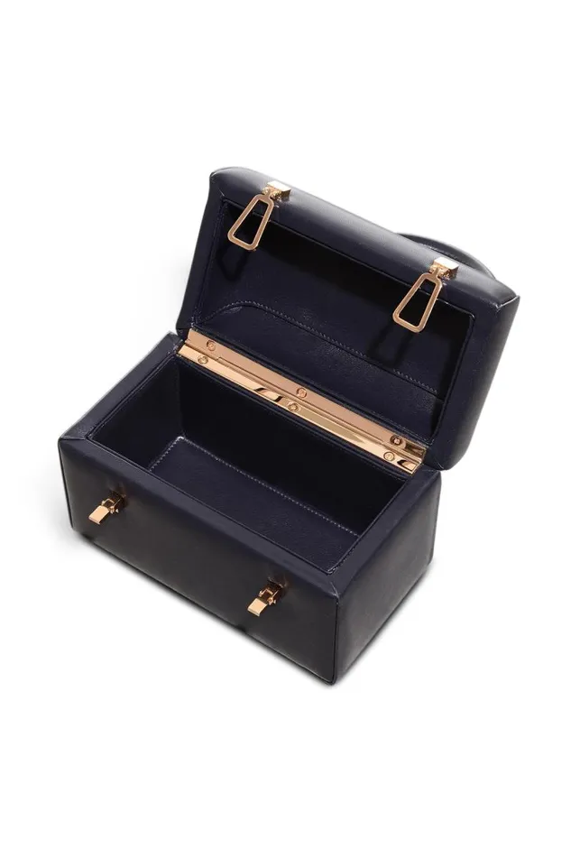 Gabriela Hearst Top Handles WomenMen Patsy Bag In Navy Nappa Leather