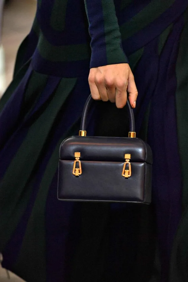 Gabriela Hearst Top Handles WomenMen Patsy Bag In Navy Nappa Leather