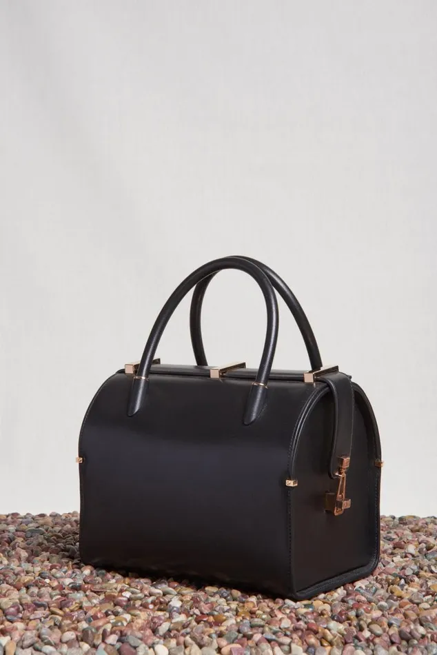 Gabriela Hearst Top Handles WomenMen Sabi Bag In Black Nappa Leather