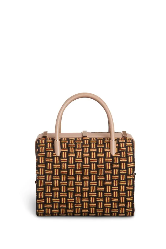 Gabriela Hearst Top Handles WomenMen Sabi Bag In Nude Nappa Leather With Macrame