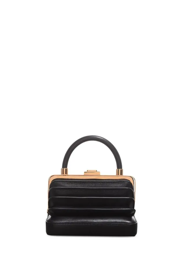 Gabriela Hearst Top Handles WomenMen Small Diana Bag In Black Nappa Leather