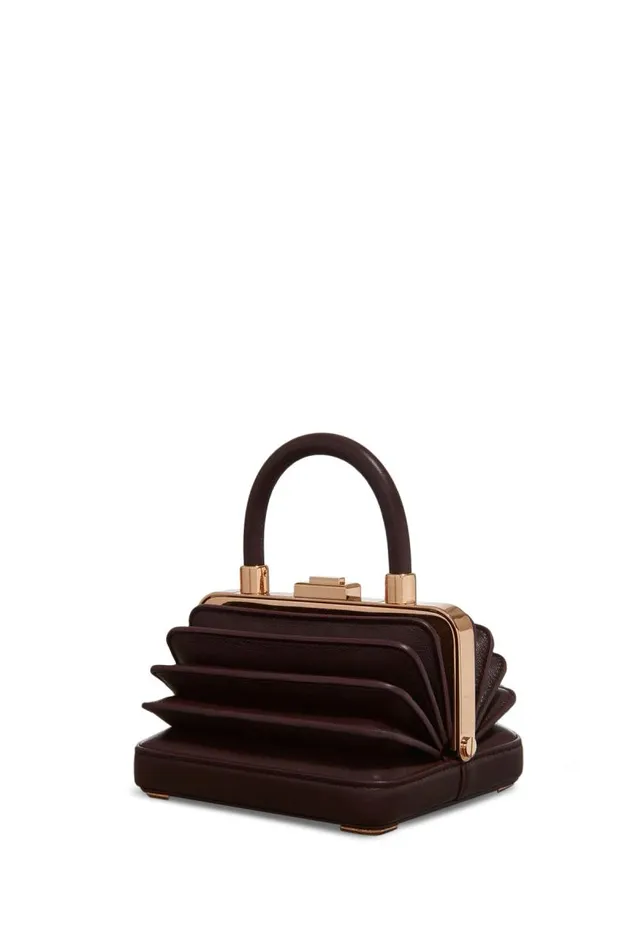 Gabriela Hearst Top Handles WomenMen Small Diana Bag In Bordeaux Nappa Leather Gabriela Hearst Top Handles WomenMen Small Diana Bag In Bordeaux Nappa Leather