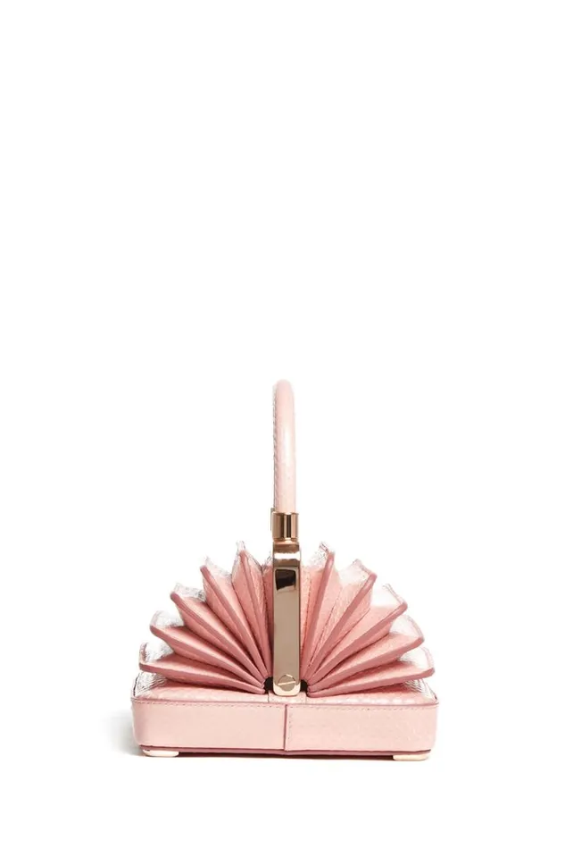 Gabriela Hearst Top Handles WomenMen Small Diana Bag In Pink Snakeskin