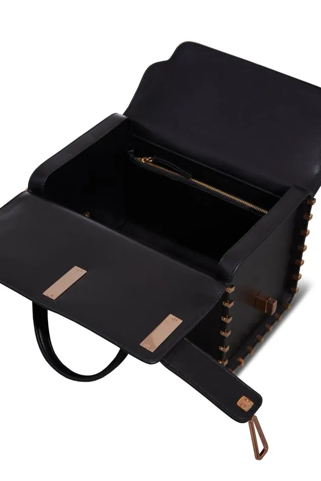 Gabriela Hearst Top Handles WomenMen Wabi Bag In Black Nappa Leather