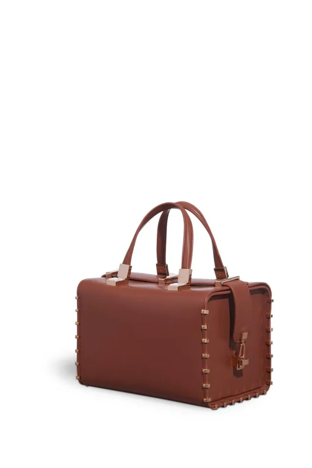Gabriela Hearst Top Handles WomenMen Wabi Bag In Cognac Nappa Leather