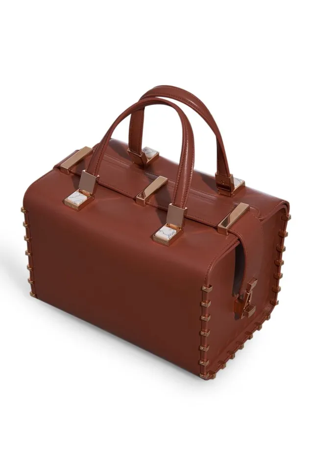 Gabriela Hearst Top Handles WomenMen Wabi Bag In Cognac Nappa Leather