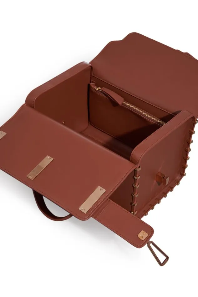 Gabriela Hearst Top Handles WomenMen Wabi Bag In Cognac Nappa Leather