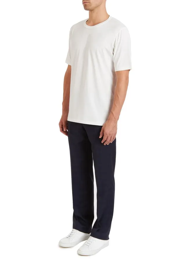 Gabriela Hearst Tops Men Bandeira TShirt In White Recycled Cotton