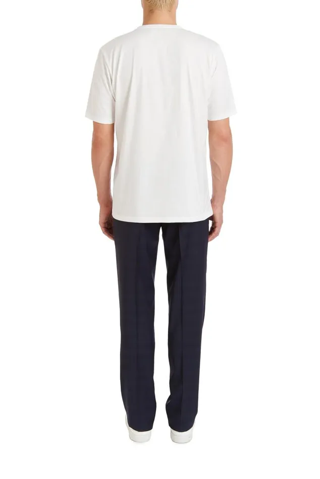 Gabriela Hearst Tops Men Bandeira TShirt In White Recycled Cotton