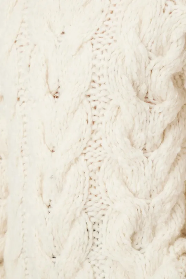 Gabriela Hearst Tops Men Ray Knit Sweater In Ivory Welfat Cashmere