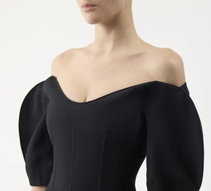 Gabriela Hearst Tops Women Bartlet Top In Black Wool Silk Cady