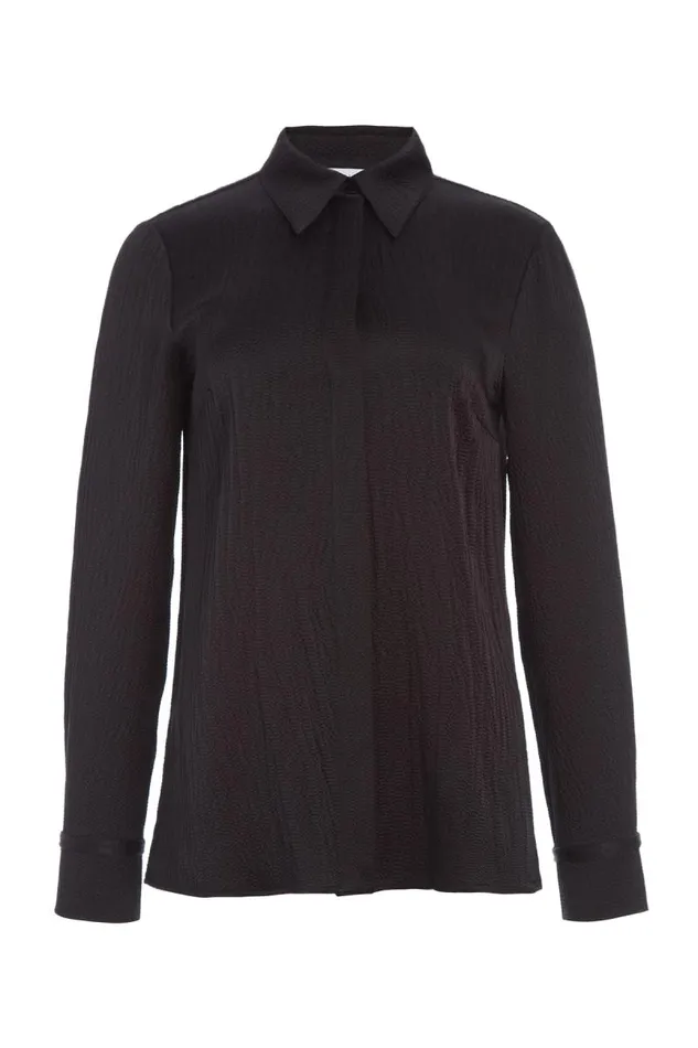 Gabriela Hearst Tops Women Cruz Shirt In Black Silk