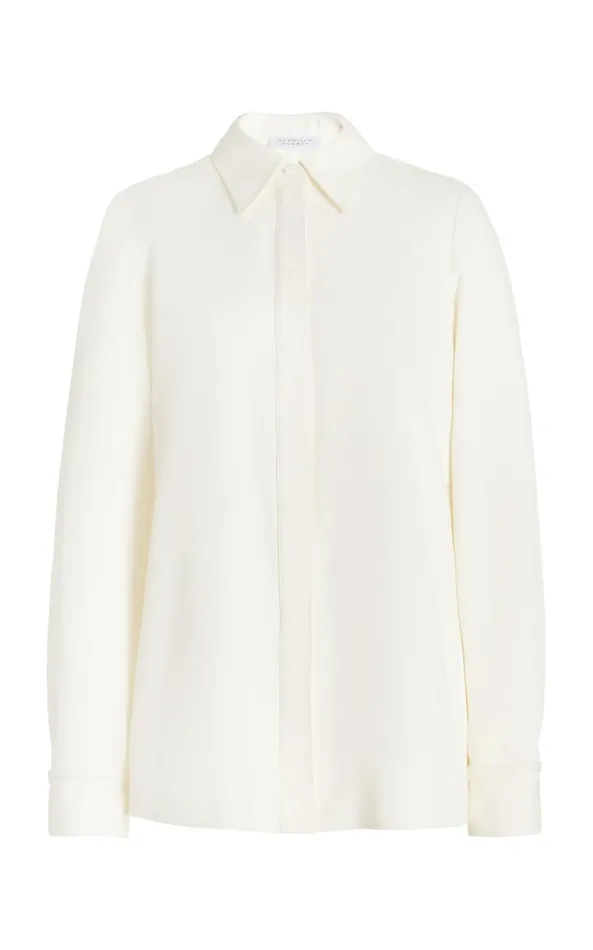 Gabriela Hearst Tops Women Cruz Shirt In Ivory Washed Silk
