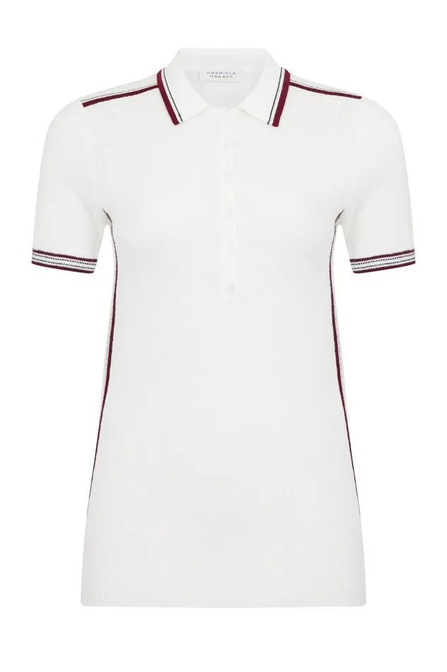Gabriela Hearst Tops Women Duke Polo TShirt In Cashmere