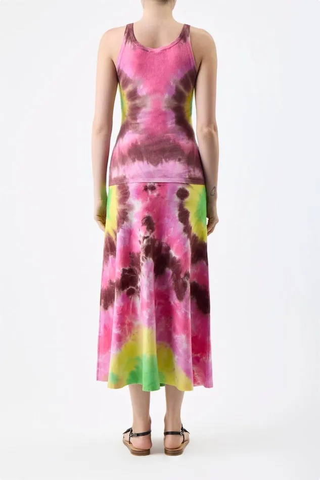 Gabriela Hearst Tops Women Graham Knit Tank Top In Multi Tie Dye Cashmere