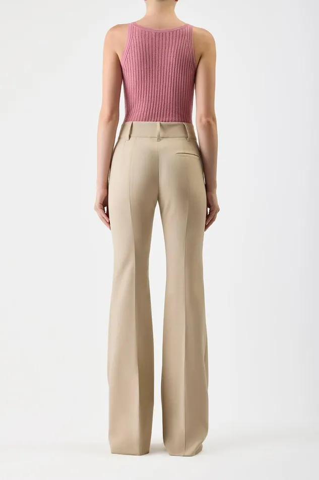 Gabriela Hearst Tops Women Nevin Pointelle Knit Tank Top In Rose Quartz Cashmere Silk