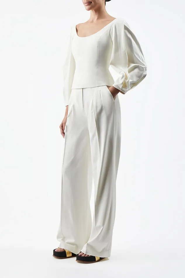Gabriela Hearst Tops Women Sophia Blouse In Ivory Washed Silk