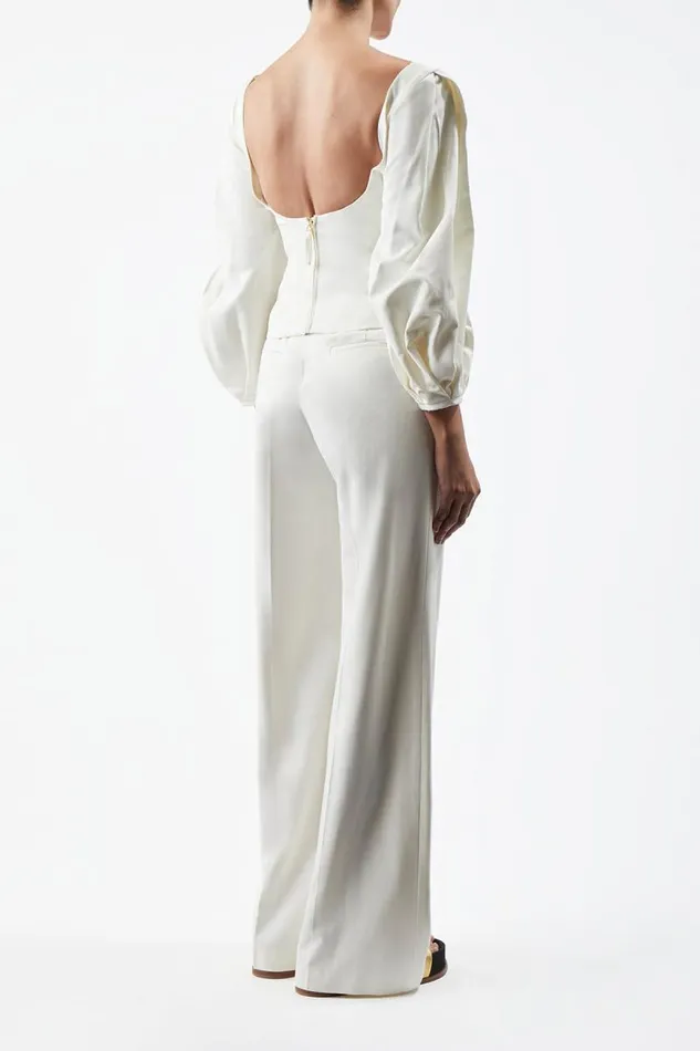 Gabriela Hearst Tops Women Sophia Blouse In Ivory Washed Silk