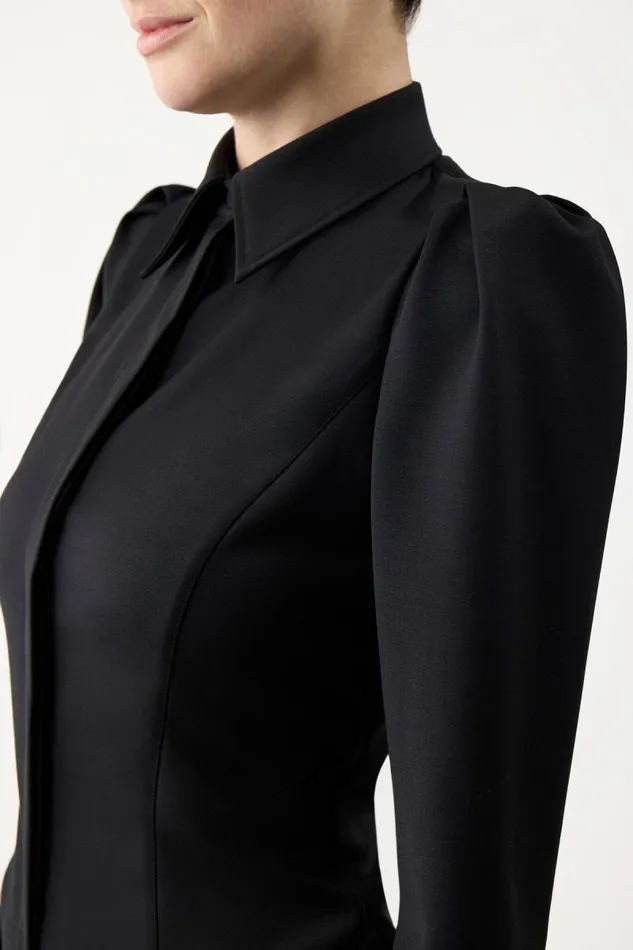 Gabriela Hearst Tops Women Talbot Shirt In Black Sportswear Wool