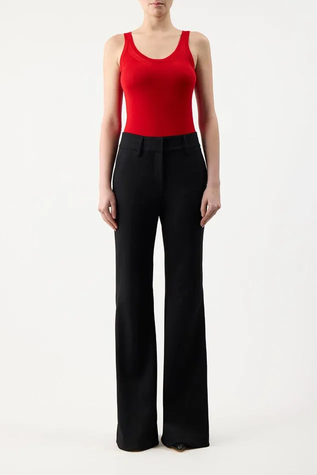 Gabriela Hearst Tops Women Toby Knit Tank Top In Red Topaz Cashmere Silk
