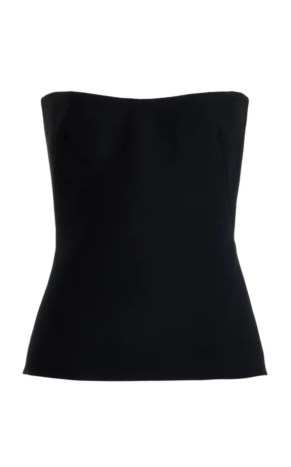 Gabriela Hearst Tops Women Una Top In Black Wool Silk Cady