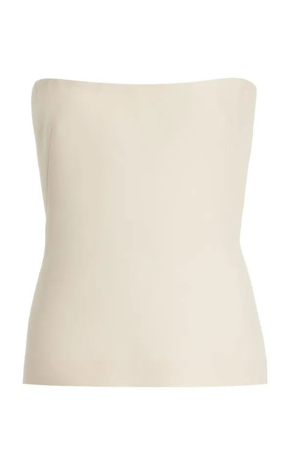 Gabriela Hearst Tops Women Una Top In Ivory Wool Silk Cady