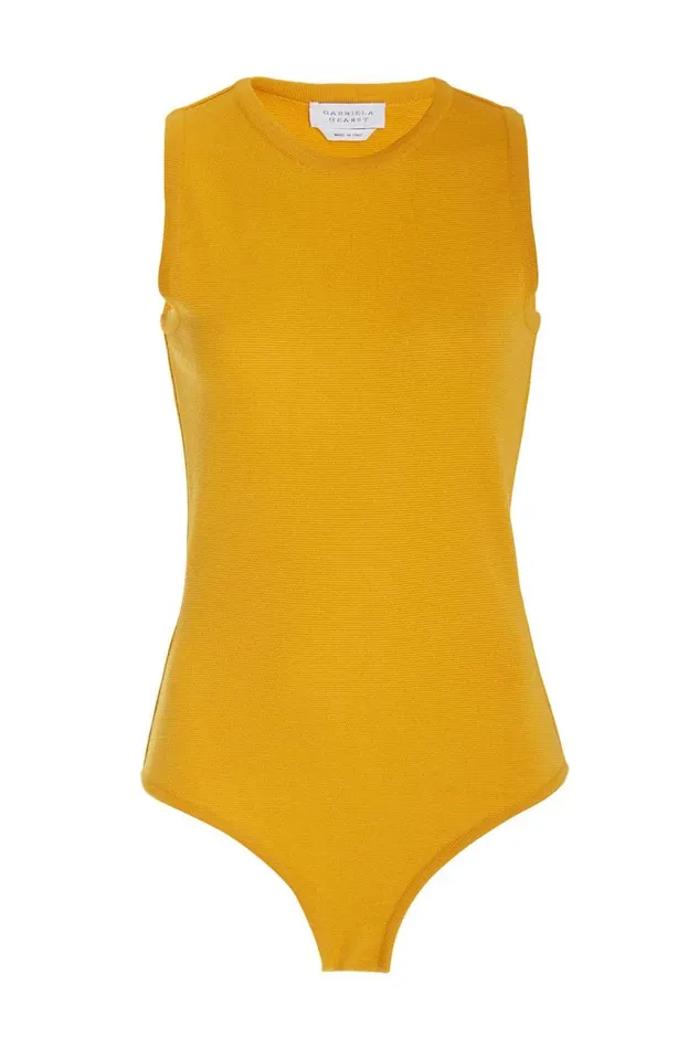 Gabriela Hearst Tops Women Vath Knit Body In Golden Birch Merino Wool