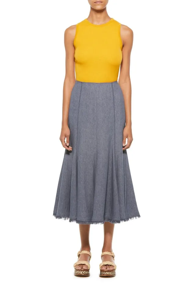Gabriela Hearst Tops Women Vath Knit Body In Golden Birch Merino Wool