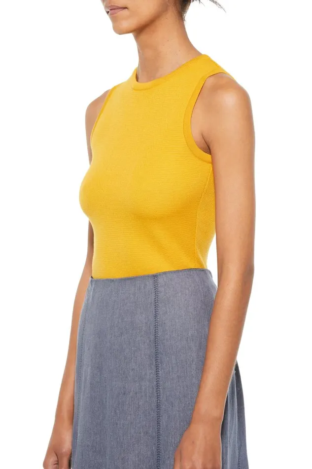 Gabriela Hearst Tops Women Vath Knit Body In Golden Birch Merino Wool