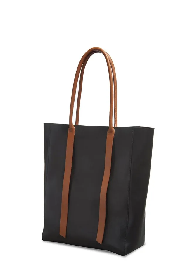 Gabriela Hearst Totes WomenMen Marianne Tote Bag In Black and Cognac Leather